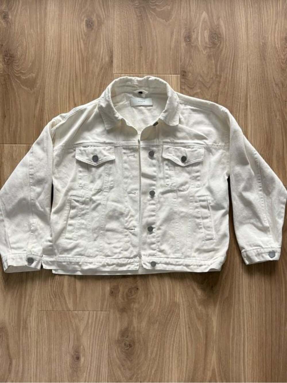 Blank NYC White Denim Jean Jacket